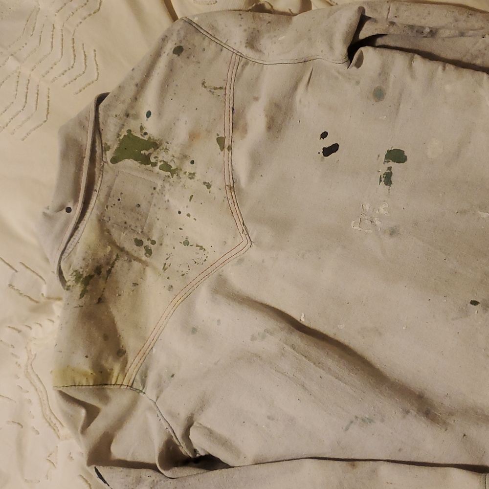 Levi's Canvas Tarp Western Pearl Shirt Custom Tailor Shop - Picture 10 of 16